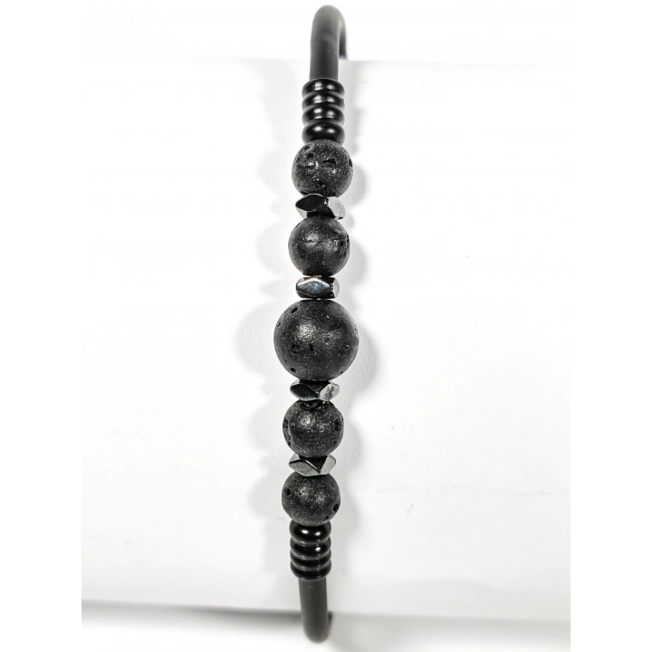 Lav Taşı Yaylı Bileklik – Topraklanma, Denge ve Pozitif Enerji