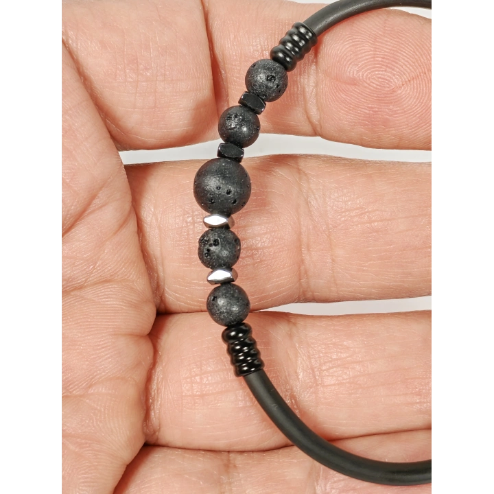 Lav Taşı Yaylı Bileklik – Topraklanma, Denge ve Pozitif Enerji