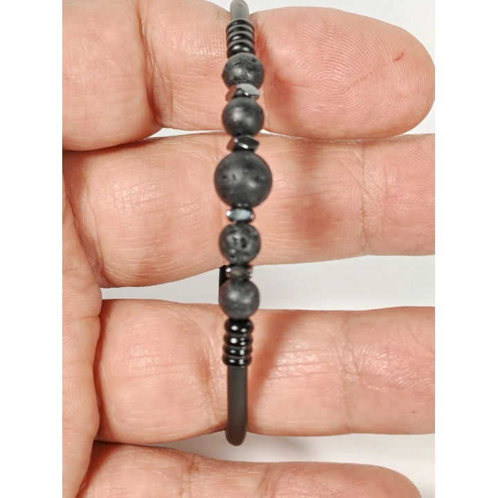 Lav Taşı Yaylı Bileklik – Topraklanma, Denge ve Pozitif Enerji