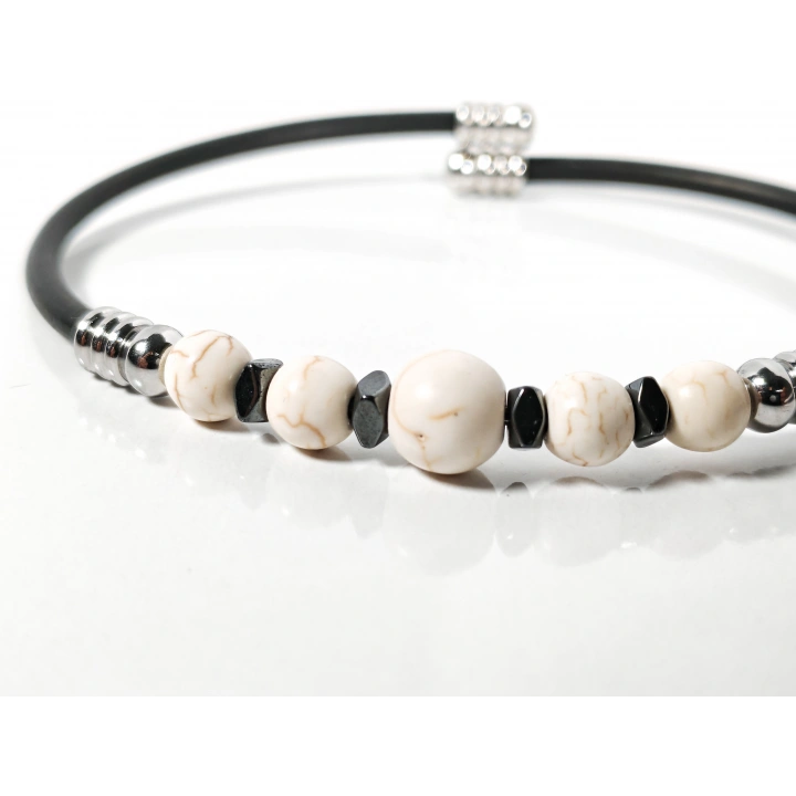 Havlit Taşlı Yaylı Bileklik – Sakinlik, Arınma ve İçsel Denge