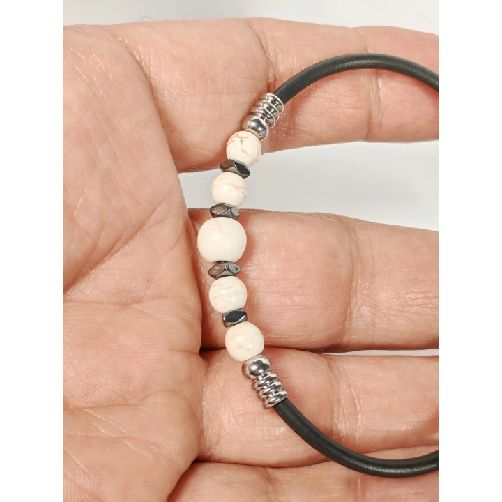 Havlit Taşlı Yaylı Bileklik – Sakinlik, Arınma ve İçsel Denge