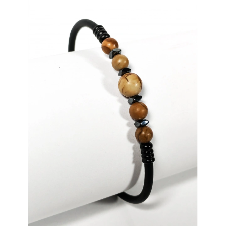 Jasper Taşlı Yaylı Bileklik – Yaşam Gücü, Denge ve Zihinsel Netlik