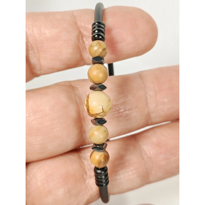 Jasper Taşlı Yaylı Bileklik – Yaşam Gücü, Denge ve Zihinsel Netlik