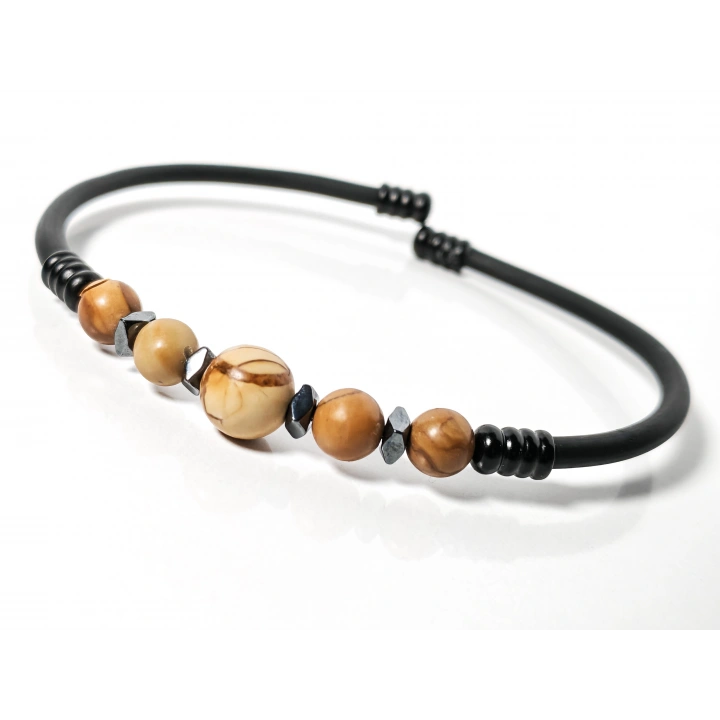 Jasper Taşlı Yaylı Bileklik – Yaşam Gücü, Denge ve Zihinsel Netlik