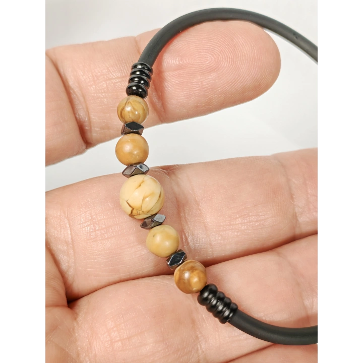 Jasper Taşlı Yaylı Bileklik – Yaşam Gücü, Denge ve Zihinsel Netlik