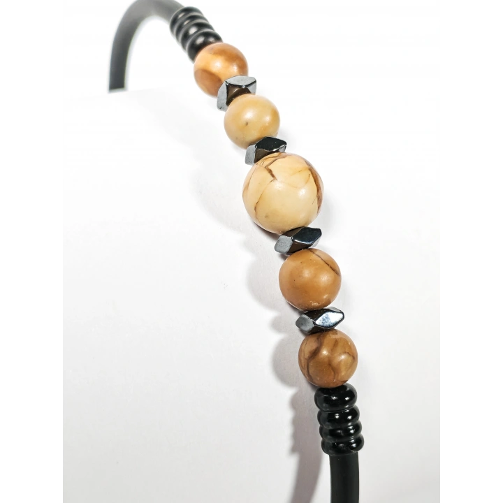 Jasper Taşlı Yaylı Bileklik – Yaşam Gücü, Denge ve Zihinsel Netlik