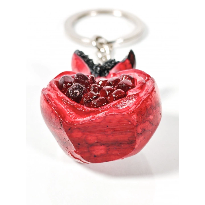 Nar Figürlü Anahtarlık – Bereket, Aşk ve Uğur Sembolü