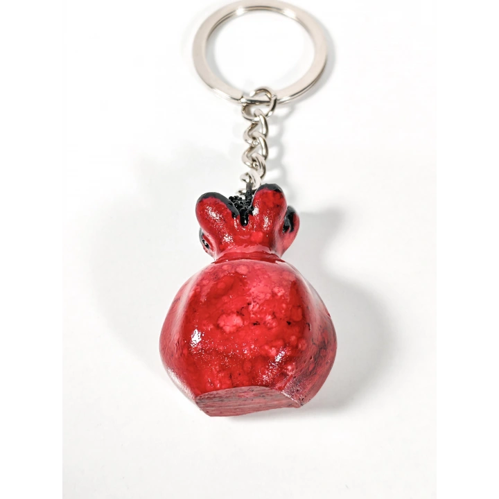 Nar Figürlü Anahtarlık – Bereket, Aşk ve Uğur Sembolü