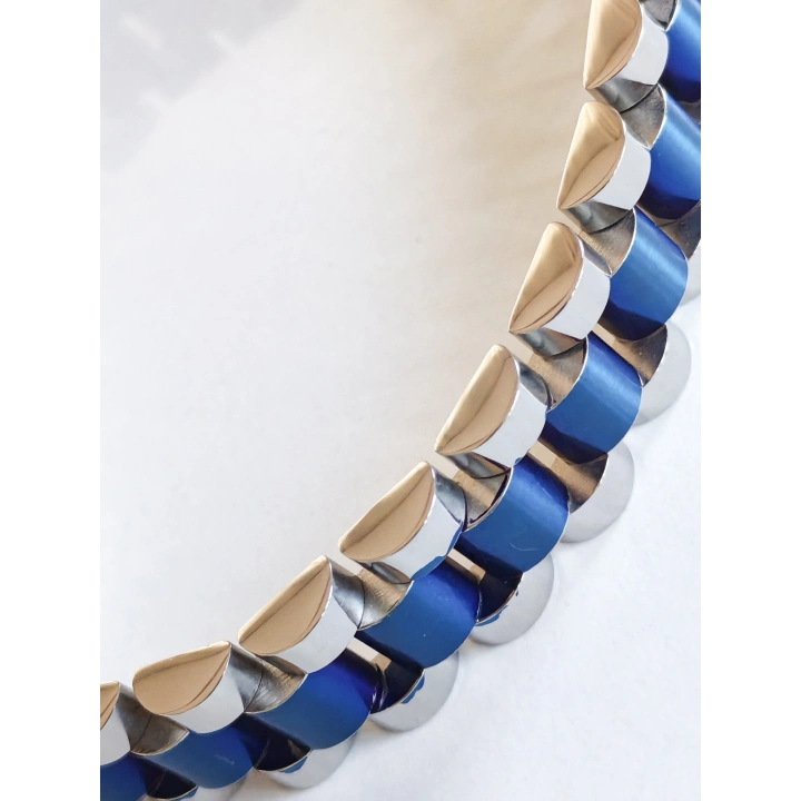 Çelik Roleks Kordon Mavi Erkek Bileklik