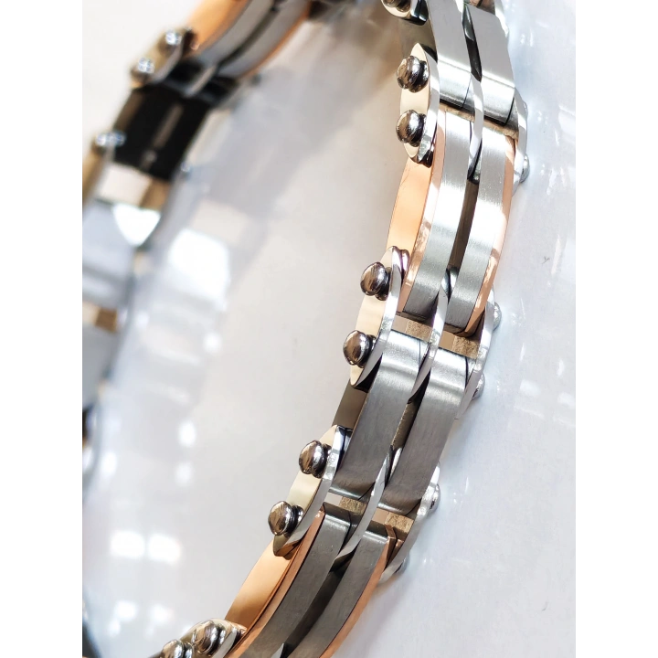 Çelik ve Seramik Çift Taraflı Kullanılabilir Bileklik