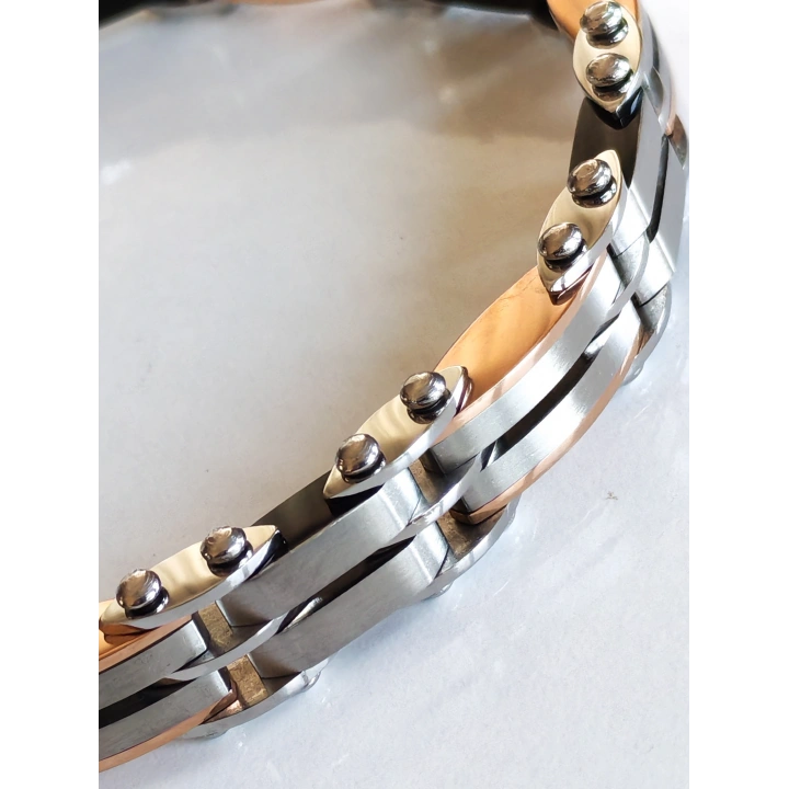 Çelik ve Seramik Çift Taraflı Kullanılabilir Bileklik