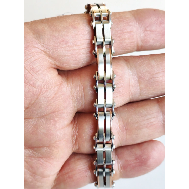 Çelik ve Seramik Çift Taraflı Kullanılabilir Bileklik