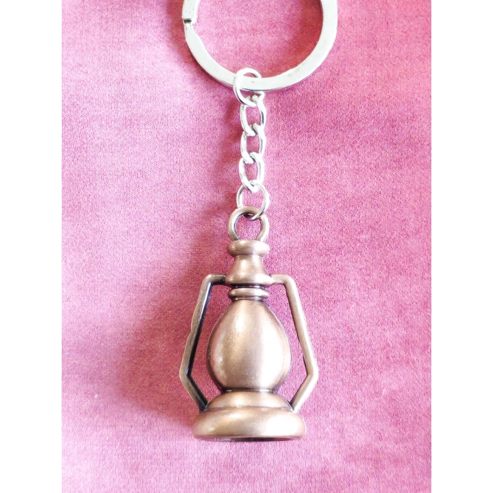 Bakır Renkli Gaz Lambası Metal Anahtarlık