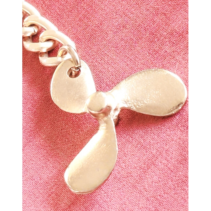 Metal Tekne Pervanesi Sarı Anahtarlık