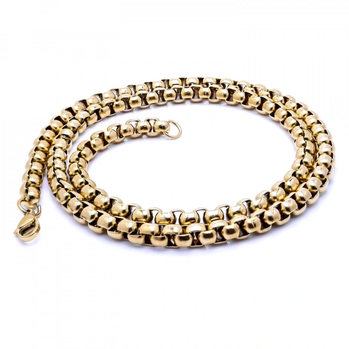 Moncuk Design Arnavut Çelik Kolye 6Mm 3351CEK030