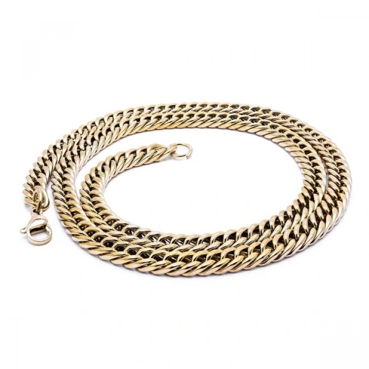 Moncuk Design Balık Sırtı Çelik Erkek Kolye 1,6Mm X 4Mm 3351CEK049