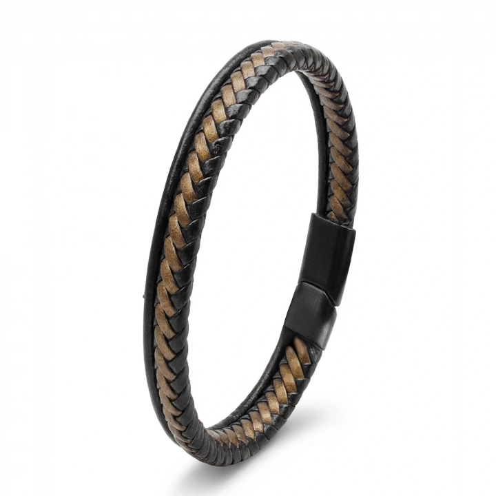 Moncuk Design Çift Renk Çoklu Deri Bileklik 33513B5D4