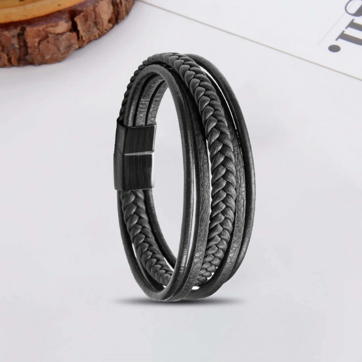 Moncuk Design Çoklu Deri Bileklik 33513B1D1