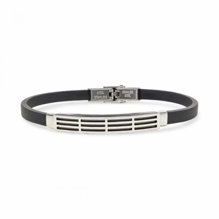 Moncuk Design Desenli Çelik Bileklik 3351SCB016