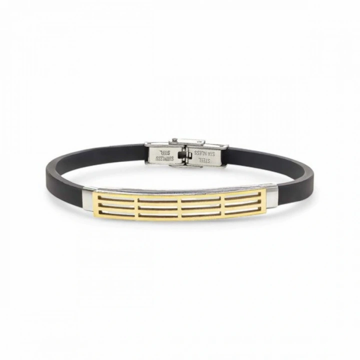 Moncuk Design Desenli Çelik Bileklik 3351SCB016