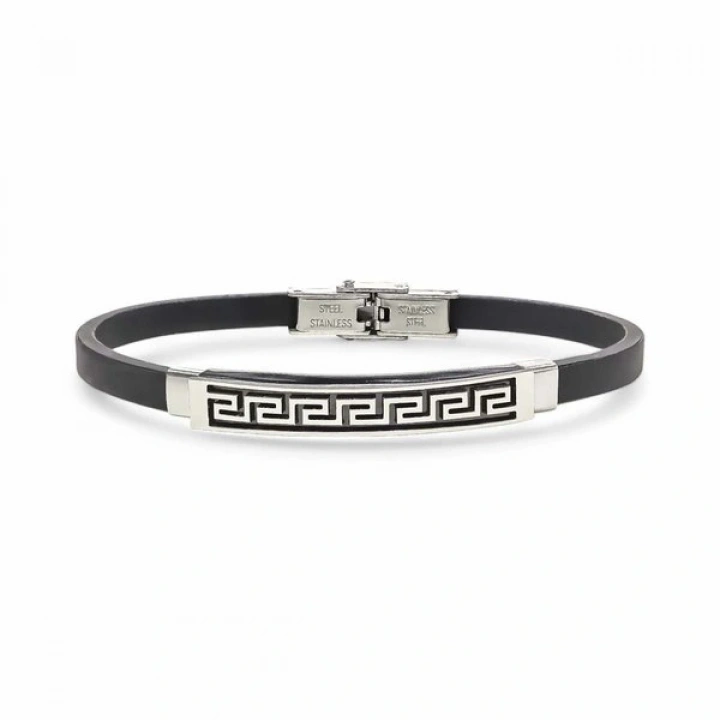 Moncuk Design Desenli Çelik Bileklik 3351SCB017