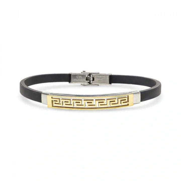 Moncuk Design Desenli Çelik Bileklik 3351SCB017