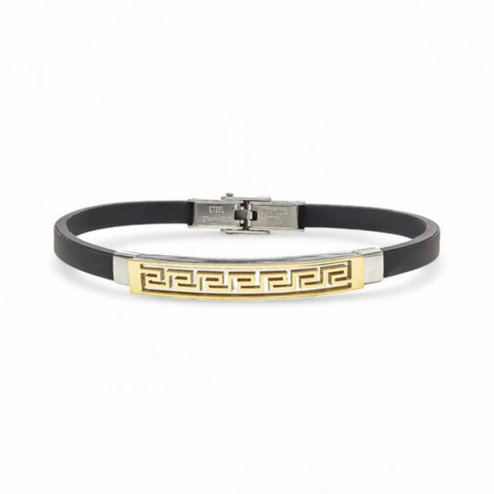 Moncuk Design Desenli Çelik Bileklik 3351SCB017