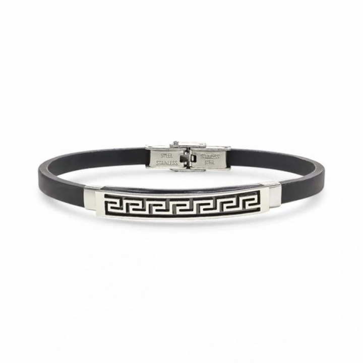 Moncuk Design Desenli Çelik Bileklik 3351SCB017