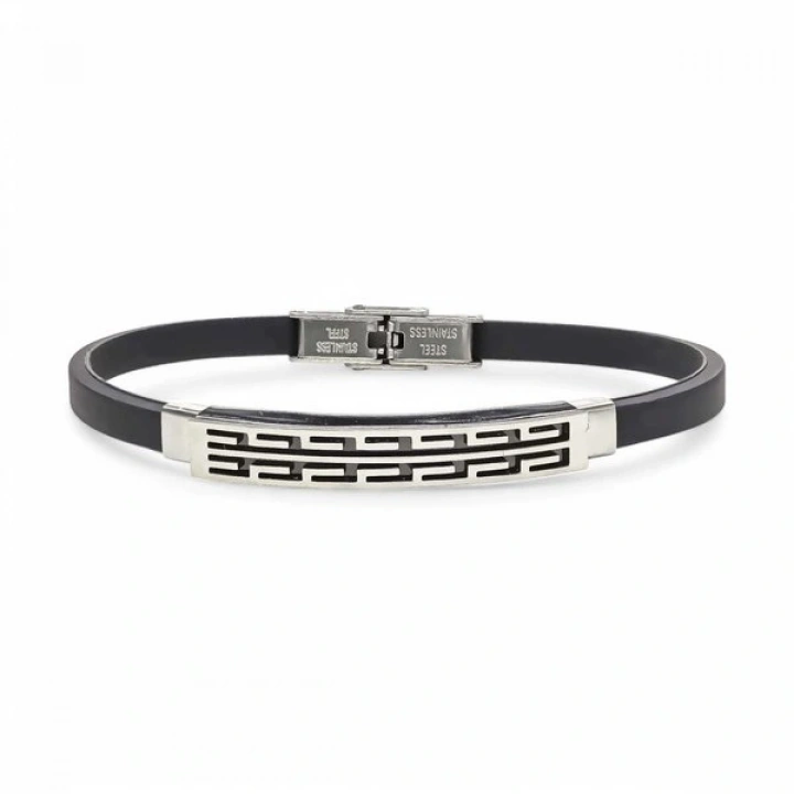 Moncuk Design Desenli Çelik Bileklik 3351SCB018