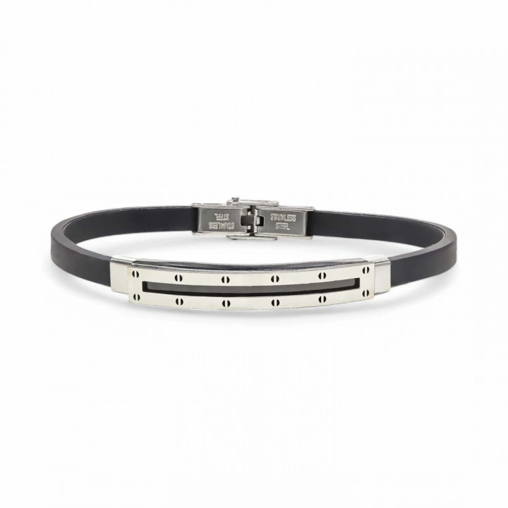 Moncuk Design Desenli Çelik Bileklik 3351SCB019