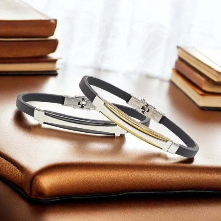 Moncuk Design Desenli Çelik Bileklik 3351SCB022