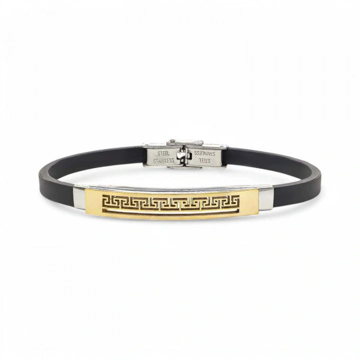 Moncuk Design Desenli Çelik Bileklik 3351SCB023