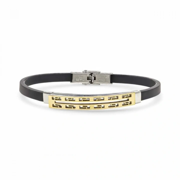 Moncuk Design Desenli Çelik Bileklik 3351SCB025