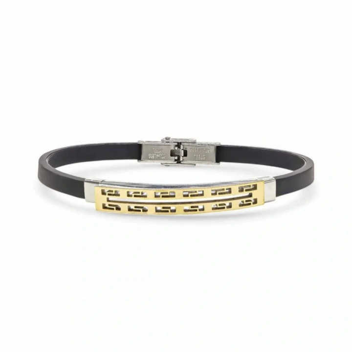 Moncuk Design Desenli Çelik Bileklik 3351SCB025