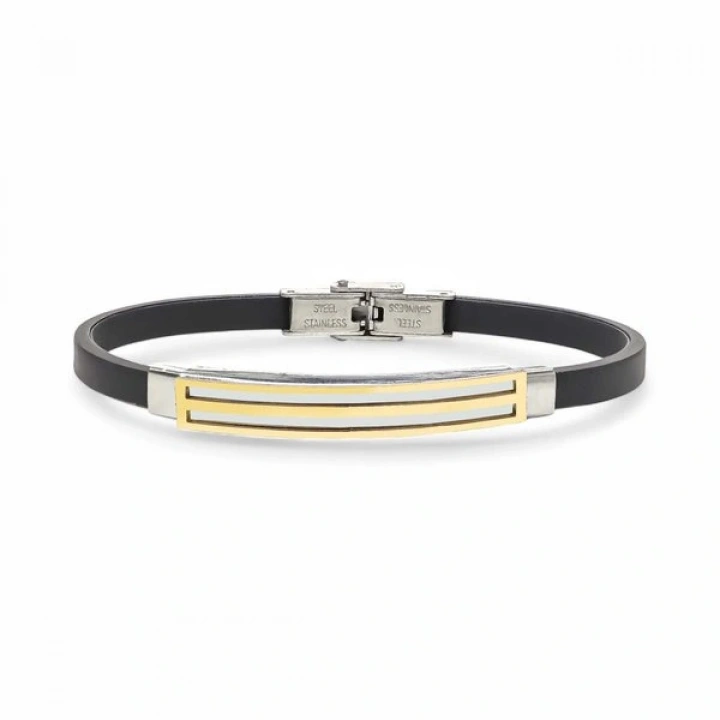 Moncuk Design Desenli Çelik Bileklik 3351SCB027