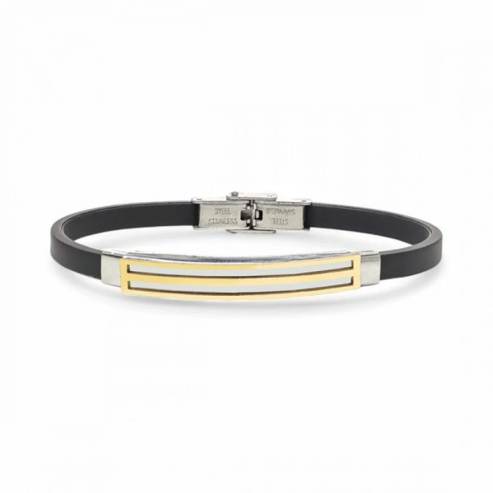 Moncuk Design Desenli Çelik Bileklik 3351SCB027