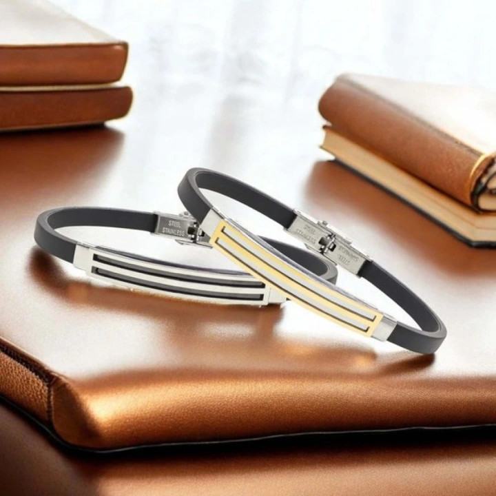 Moncuk Design Desenli Çelik Bileklik 3351SCB027