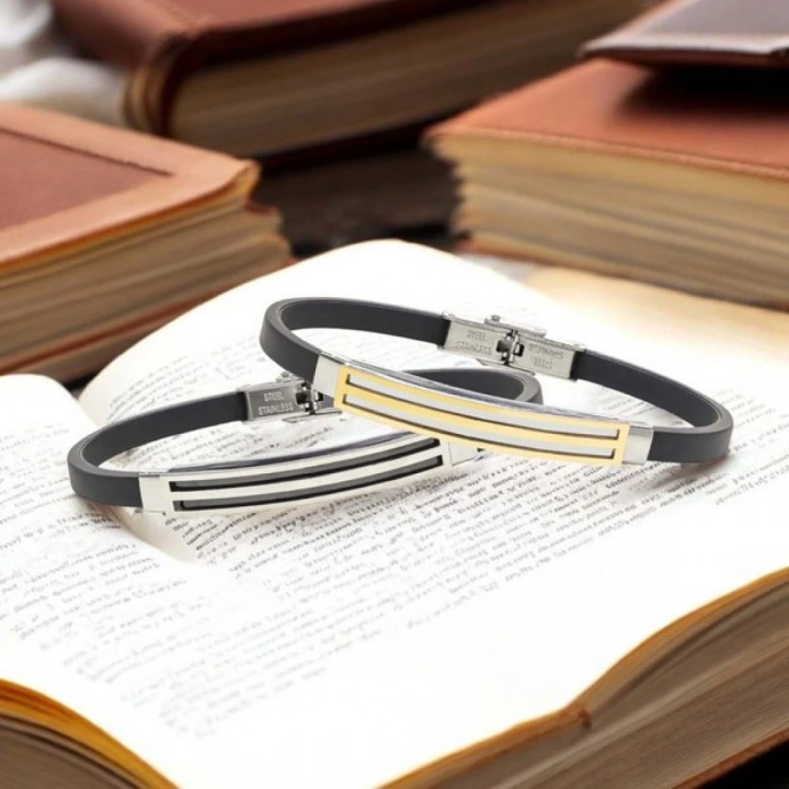 Moncuk Design Desenli Çelik Bileklik 3351SCB027