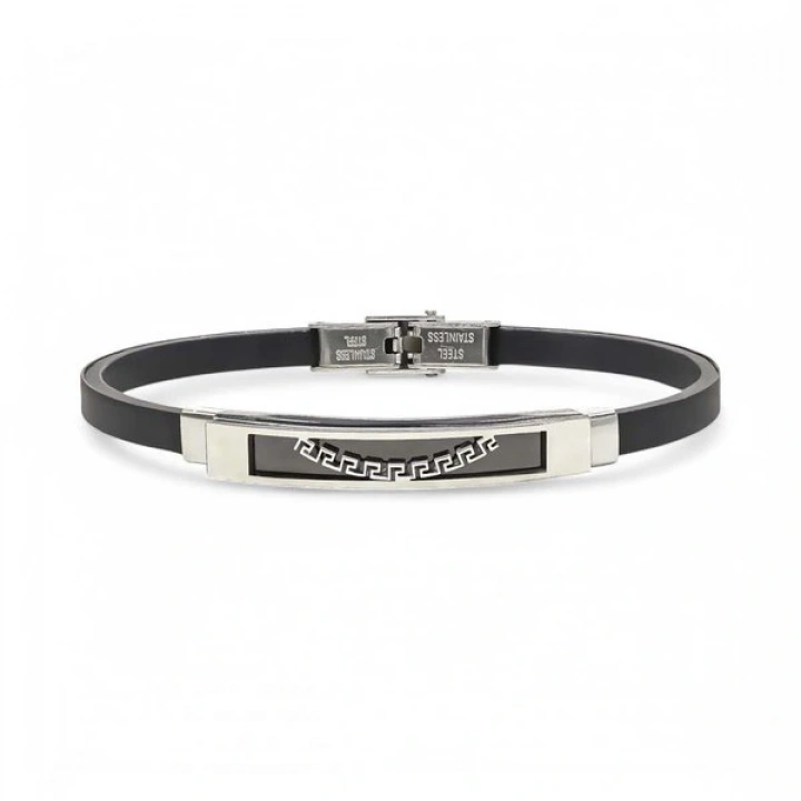 Moncuk Design Desenli Çelik Bileklik 3351SCB030