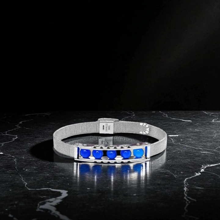 Moncuk Design Doğal Taşlı Ve Paslanmaz Çelik Bileklik 33512B23D1