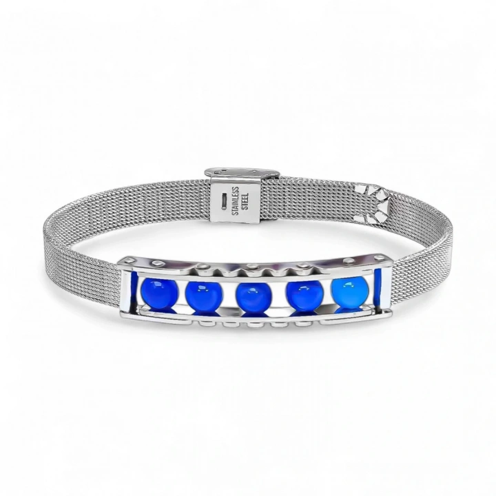 Moncuk Design Doğal Taşlı Ve Paslanmaz Çelik Bileklik 33512B23D1