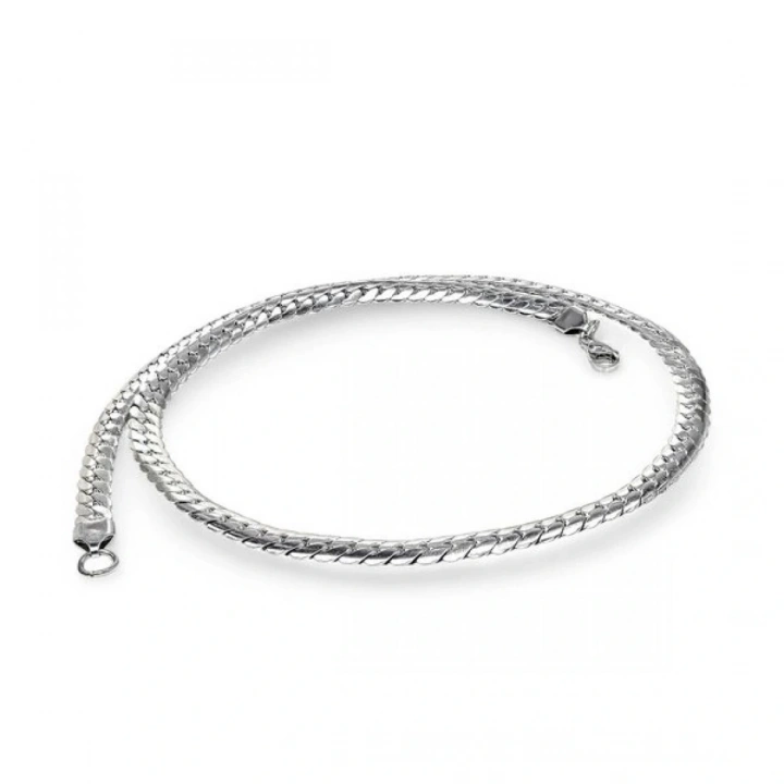 Moncuk Design Ezme Balık Sırtı Çelik Kolye 1.6Mm 3351CEK021