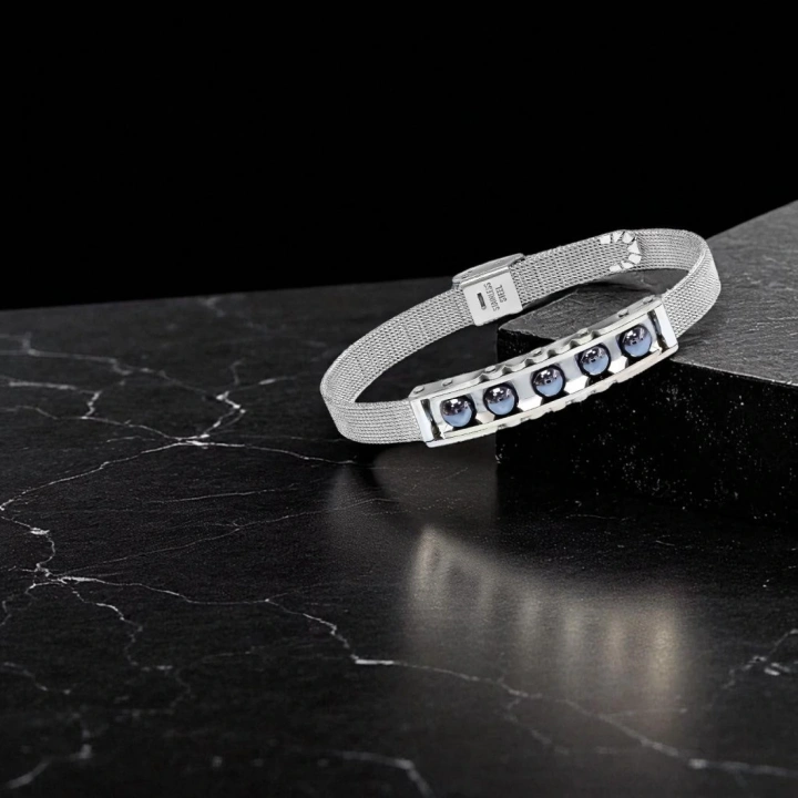 Moncuk Design Hematit Taşı Ve Paslanmaz Çelik Bileklik 33512B23D5