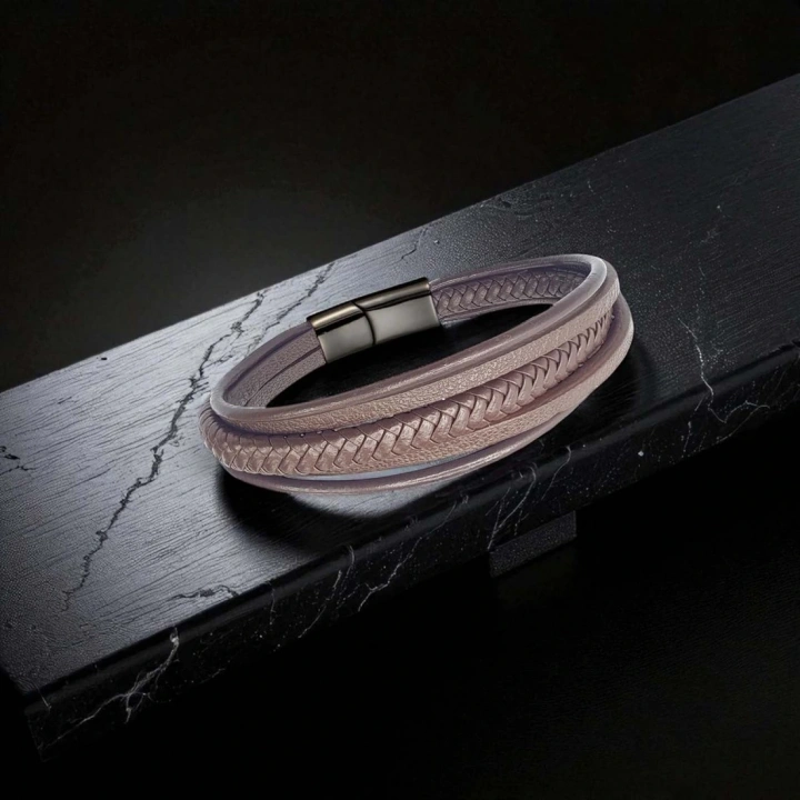 Moncuk Design Kahve Çoklu Deri Bileklik 33513B2D5