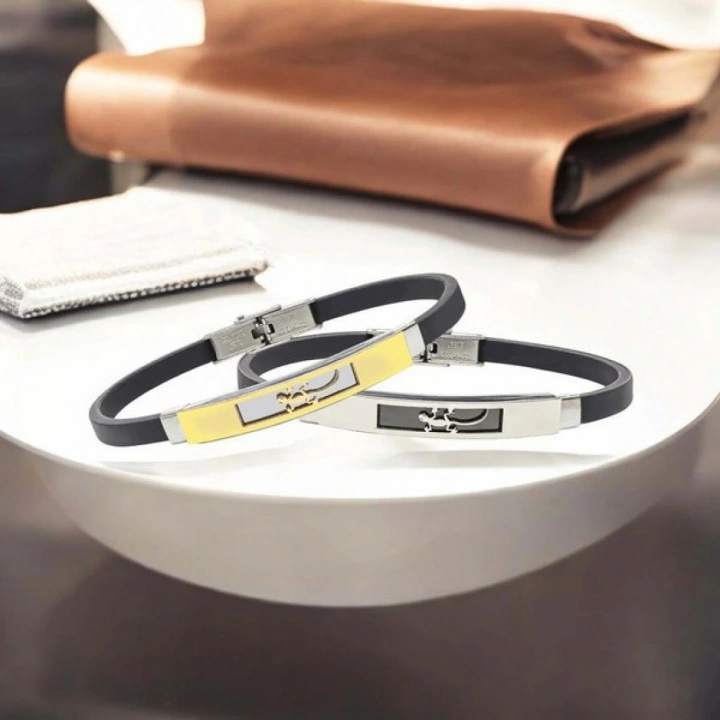 Moncuk Design Kertenkele Desenli Çelik Bileklik 3351SCB009