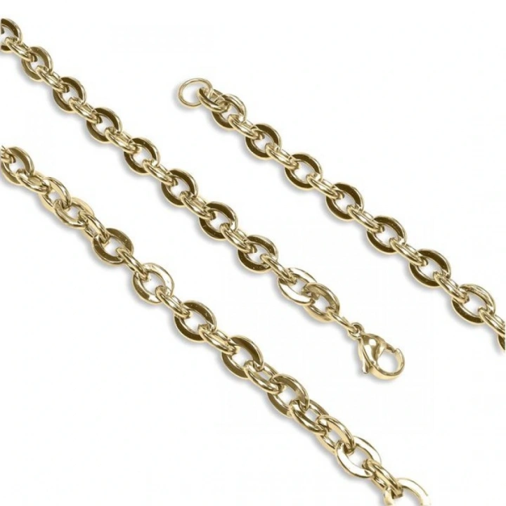 Moncuk Design Mariner Çelik Kolye 1,6Mm X 6Mm 3351CEK034