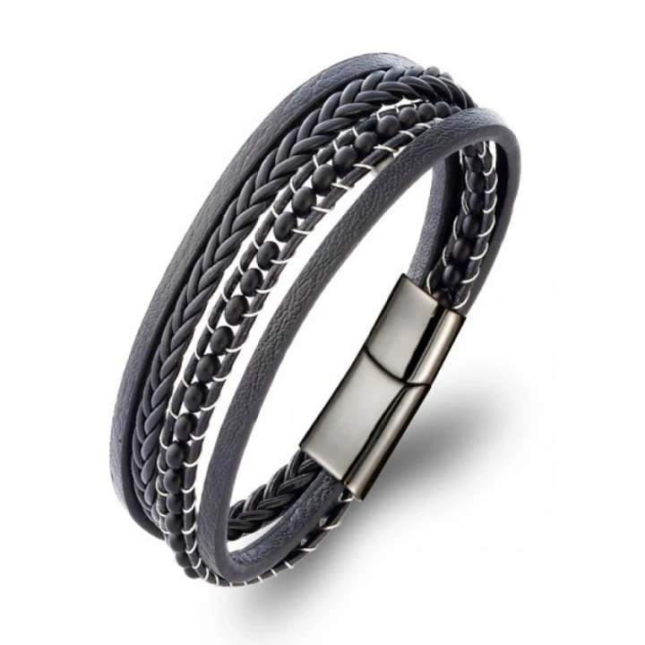 Moncuk Design Mat Oniks Doğaltaş Ve Deri Bileklik 33512B9D14