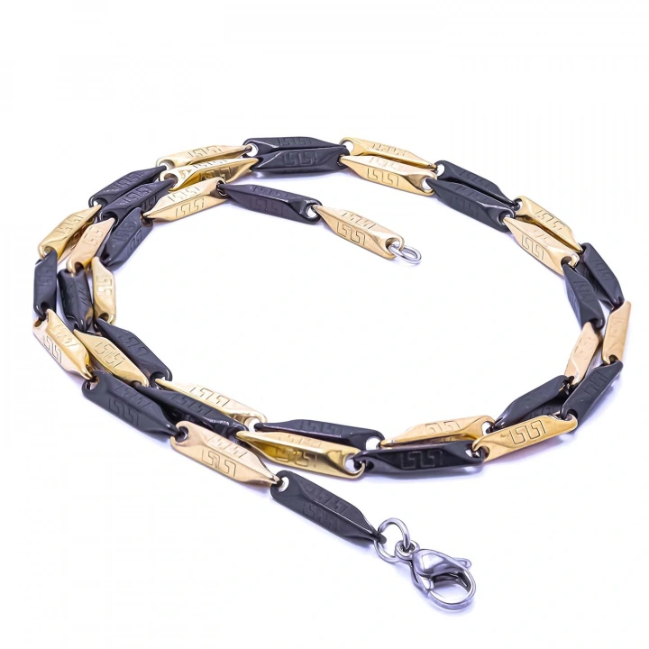 Moncuk Design Paslanmaz Erkek Çelik Kolye 335111P2D3