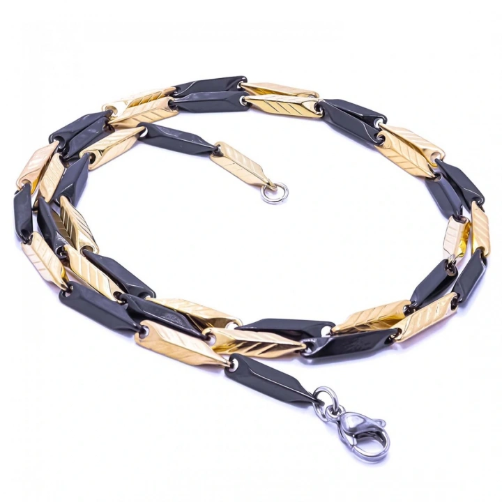 Moncuk Design Paslanmaz Erkek Çelik Kolye 335111P2D4