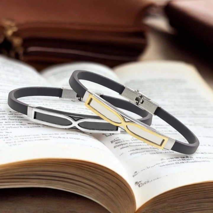 Moncuk Design Sonsuzluk Desenli Çelik Bileklik 3351SCB012